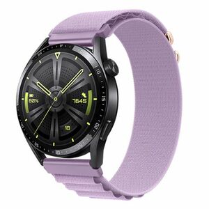 BStrap Nylon Loop szíj Huawei Watch GT3 46mm, lavender (SSG037C0809) kép