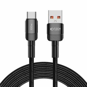 Tech-Protect Ultraboost Evo kábel USB / USB-C 100W 5A 3m, fekete kép
