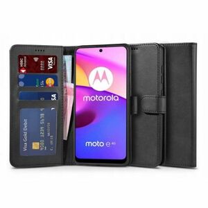 Tech-Protect Wallet könyv tok Motorola Moto E20 / E30 / E40, fekete kép
