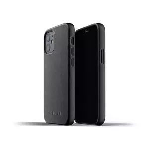 Tok MUJJO Full Leather Case for iPhone 12 mini - Black (MUJJO-CL-013-BK) kép