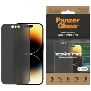 TEMPERED KIJELZŐVÉDŐ FÓLIA PanzerGlass Ultra-Wide Fit iPhone 14 Pro 6, 1" Privacy Screen Protection Antibacterial P2772 (P2772) kép