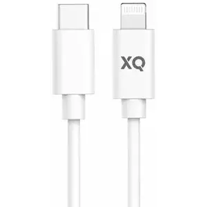 Kábel XQISIT NP Charge & Sync Lightn. to USB-C 2.0 150cm white (50882) kép