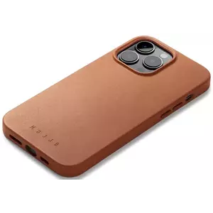 Tok Mujjo Full Leather Case with MagSafe for iPhone 14 Pro Max - Tan kép
