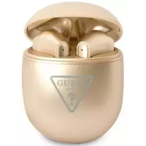 Fejhallgató Guess Bluetooth TWS Earbuds gold Triangle Logo (GUTWST82TRD) kép
