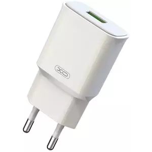 Töltő Wall charger XO L92D, 1x USB, 18W, QC 3.0 (white) (6920680825639) kép