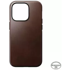 Tok Nomad Modern Leather MagSafe Case, brown - iPhone 14 Pro (NM01225485) kép