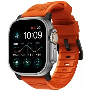 Óraszíj Nomad Rugged Strap, orange/black - Apple Watch Ultra (49mm) 8/7 (45mm)/6/SE/5/4 (44mm)/3/2/1 (42mm) (NM01217985) kép