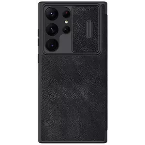 Tok Nillkin Qin Leather Pro case for SAMSUNG S23 Ultra, black (6902048258549) kép