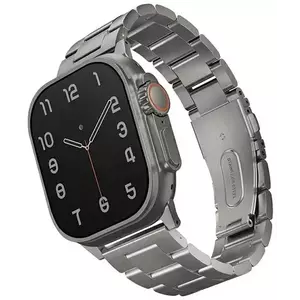 Óraszíj UNIQ Osta band Apple Watch 42/44/45/ 49mm Series 1/2/3/4/5/6/7/8/SE/SE2/Ultra Stainless Steel /titanium silver (UNIQ-49MM-OSTASIL) kép