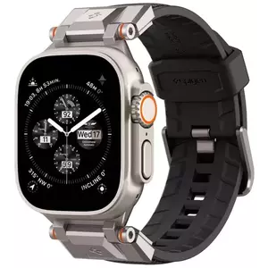 Óraszíj Spigen Dura Pro Armor Band, black - Apple Watch Ultra 49mm/8/7 45mm/SE 2022/6/SE/5/4 44mm/3/2/1 42mm (AMP06065) kép