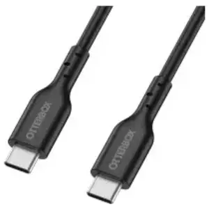 Kábel OtterBox STANDARD CABLE USB C-C 1M/USB-PD BLACK - PROPACK (78-81366) kép