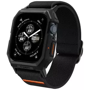 Tok Spigen Lite Fit Pro, matte black - Apple Watch 45mm/44mm (ACS07103) kép