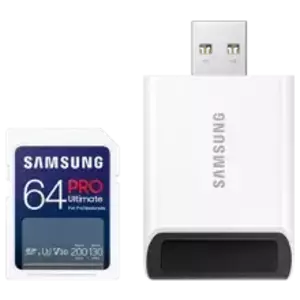 Memóriakártya Samsung SDXC 64GB PRO ULTIMATE + USB adaptér kép