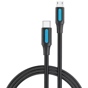 Kábel Vention USB-C 2.0 to Micro-B 2A cable 2m COVBH black kép