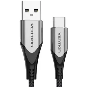 Kábel Vention USB 2.0 A to USB-C 3A cable 0.5m CODHD gray kép