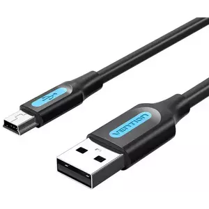 Kábel Vention USB 2.0 A to Mini-B cable COMBG 1.5m Black PVC kép