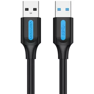 Kábel Vention USB 3.0 cable CONBI 3m Black PVC kép