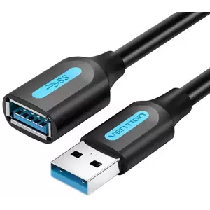 Kábel Vention USB 3.0 male to female extension cable CBHBI 3m Black PVC kép