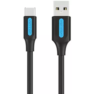 Kábel Vention USB 2.0 A to USB-C 3A Cable COKBH 2m Black kép