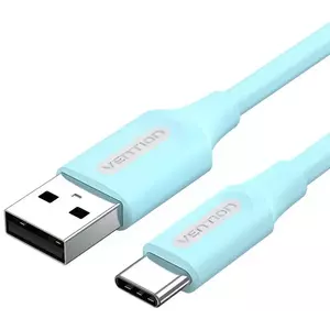 Kábel Vention USB 2.0 A to USB-C 3A Cable COKSH 2m Light Blue kép