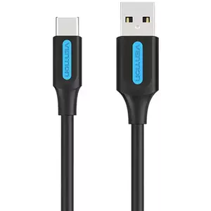 Kábel Vention USB 2.0 A to USB-C 3A Cable COKBI 3m Black kép