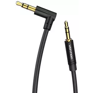 Kábel Vention 3.5mm Male to 90° Male Audio Cable 1.5m BAKBG-T Black kép