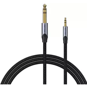 Kábel Vention 3.5mm TRS Male to 6.35mm Male Audio Cable 1m BAUHF Gray kép