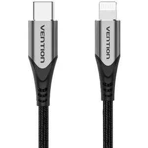 Kábel Vention Lightning MFi to USB-C Braided Cable C94 2 m Gray kép