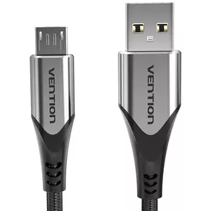Kábel Vention USB 2.0 A to Micro-B 3A cable 0.5m COAHD gray kép