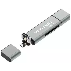 Kártyaolvasó Vention Multifunctional USB2.0 Card Reader CCJH0 Gray kép