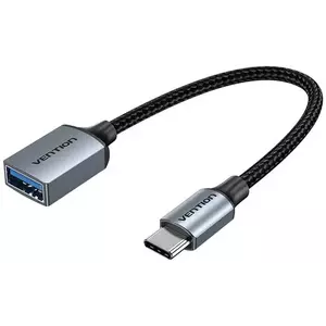 Redukció Vention USB 3.0 Male to USB Female OTG Cable 0.15m CCXHB (gray) kép