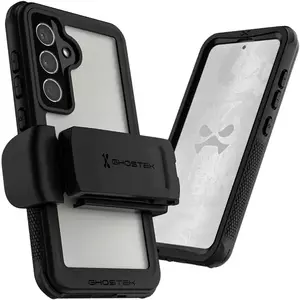 Tok Ghostek Nautical 4 Clear Extreme Waterproof Case with Holster for Galaxy S24 kép