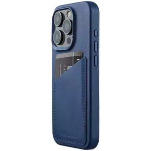 Tok Mujjo Full Wallet Leather Case for iPhone 15 Pro - Monaco Blue kép