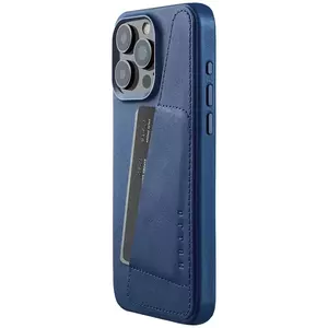 Tok Mujjo Full Wallet Leather Case for iPhone 15 Pro Max - Monaco Blue kép