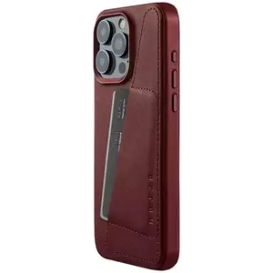 Tok Mujjo Full Wallet Leather Case for iPhone 15 Pro Max - Burgundy kép