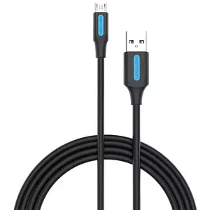Kábel Vention USB 2.0 A to Micro-B cable COLBI 3A 3m black kép