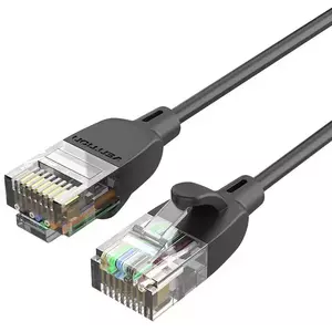 Kábel Vention Network Cable UTP CAT6A IBIBI RJ45 Ethernet 10Gbps 3m Black Slim Type kép