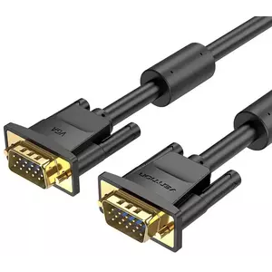 Kábel Vention VGA (3+6) Cable with Ferrite Cores DAEBI 3m, 1080P 60Hz (Black) kép
