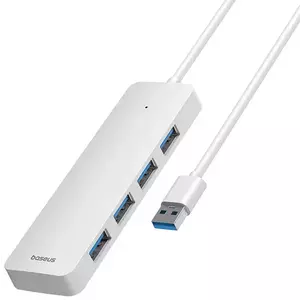 USB Hub Baseus Hub UltraJoy Series Lite 4-Port 1, 5m (USB to USB3.0*4) (white) kép