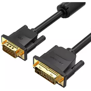 Kábel Vention DVI (24+5) to VGA Cable EACBJ 5m, 1080P 60Hz (black) kép