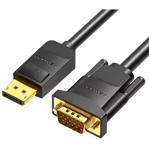 Kábel Vention DisplayPort to VGA Cable HBLBI 3m, 1080P 60Hz(Black) kép