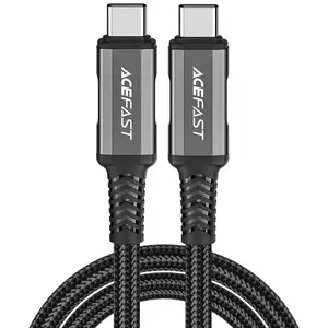 Kábel Acefast Cable USB-C to USB-C C1-09, 48W, 1m (black-gray) kép