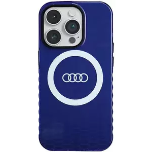Tok Audi IML Big Logo MagSafe Case iPhone 14 Pro 6.1" navy blue hardcase AU-IMLMIP14P-Q5/D2-BE (AU-IMLMIP14P-Q5/D2-BE) kép