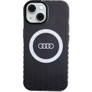 Tok Audi IML Big Logo MagSafe Case iPhone 15 6.1" black hardcase AU-IMLMIP15-Q5/D2-BK (AU-IMLMIP15-Q5/D2-BK) kép