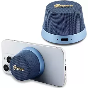 Hangszóró Guess Bluetooth GUWSC3ALSMB Speaker Stand blue Magnetic Script Metal (GUWSC3ALSMB) kép