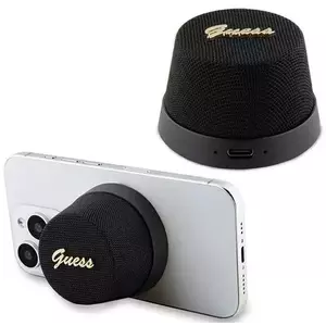 Hangszóró Guess Bluetooth GUWSC3ALSMK Speaker Stand black Magnetic Script Metal (GUWSC3ALSMK) kép