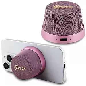 Hangszóró Guess Bluetooth GUWSC3ALSMP Speaker Stand pink Magnetic Script Metal (GUWSC3ALSMP) kép