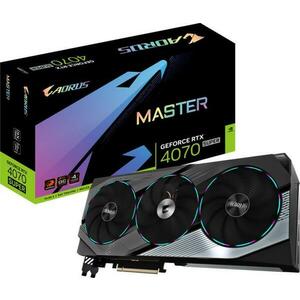 AORUS GeForce RTX 4070 SUPER MASTER 12GB GDDR6X (GV-N407SAORUS M-12GD) kép