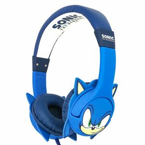 Vezetékes gyerekfülhallgató OTL Technologies SEGA Sonic The Hedgehog fülekkel kép