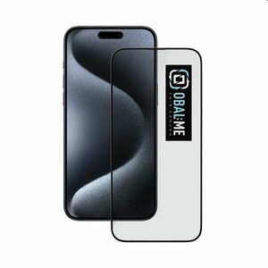 OBAL: ME 5D Edzett védőüveg Apple iPhone 15 Pro számára, fekete kép